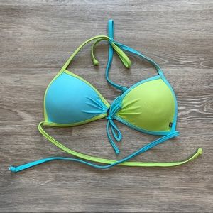 La vie en rose Colour block bikini top Size Medium